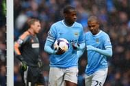 Fernandinho and Yaya Toure